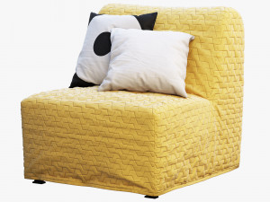 ikea lycksele chair-bed 3D मॉडल