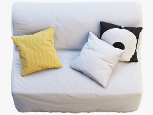 ikea lycksele sofa 3D Модель