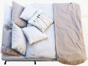 ikea lycksele sofa-bed 3D-Modell