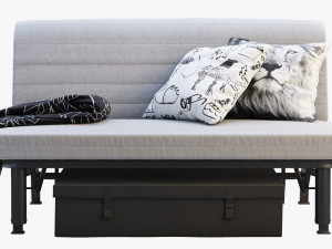 ikea lycksele sofa-bed frame 3D Model