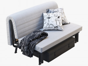 ikea lycksele sofa-bed frame 3D Model