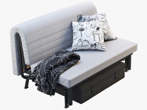 ikea lycksele sofa-bed frame 3D Model