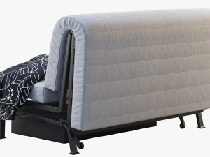 ikea lycksele sofa-bed frame 3D Model