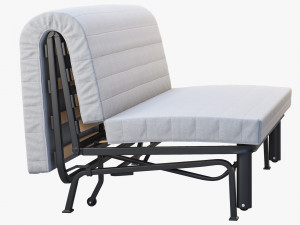ikea lycksele sofa-bed frame 3D Model