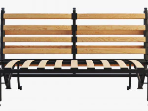 ikea lycksele sofa-bed frame 3D Model