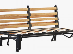 ikea lycksele sofa-bed frame 3D Model