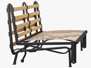 ikea lycksele sofa-bed frame 3D Model