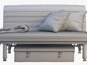 ikea lycksele sofa-bed frame 3D Model