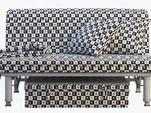 ikea lycksele sofa-bed frame 3D Model