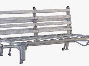 ikea lycksele sofa-bed frame 3D Model