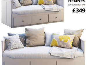 ikea hemnes bed 3 3D Model