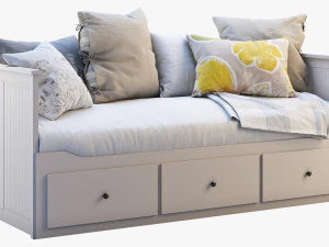 ikea hemnes bed 3 3D Model