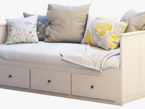 ikea hemnes bed 3 3D Model