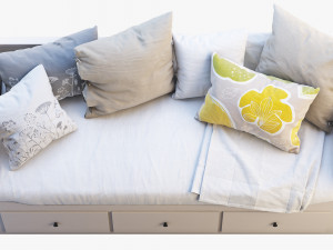 ikea hemnes bed 3 3Dモデル