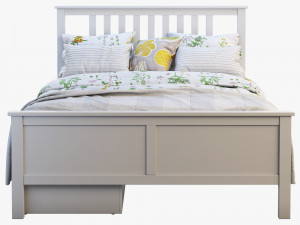 ikea hemnes bed 4 3D मॉडल