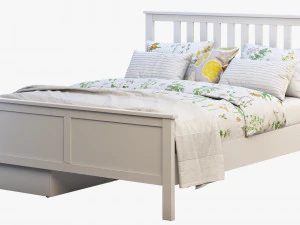 ikea hemnes bed 4 3D Model