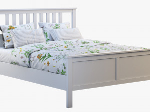 ikea hemnes bed 4 3D मॉडल