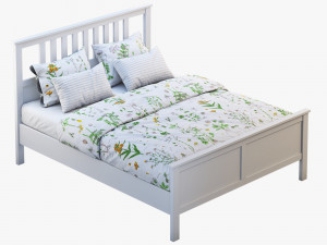 ikea hemnes bed 4 3D मॉडल