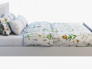 ikea hemnes bed 4 3D मॉडल