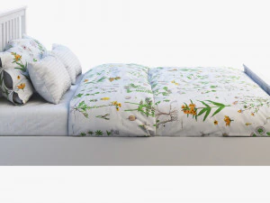 ikea hemnes bed 4 3D Model