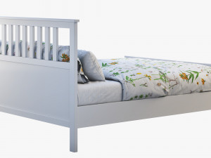 ikea hemnes bed 4 3D मॉडल