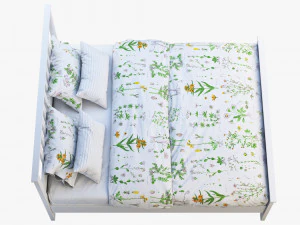 ikea hemnes bed 4 3D Model