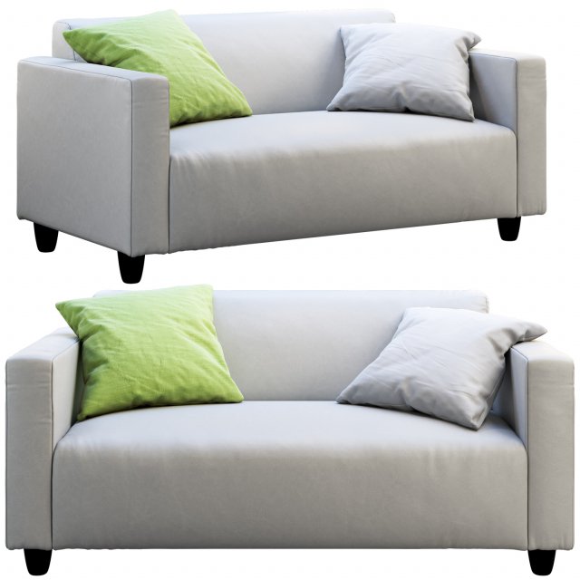ikea klubu sofa Modelo 3D .c4d .max .obj .3ds .fbx .stl .blend 