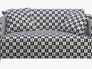 ikea klubu sofa Modelo 3D