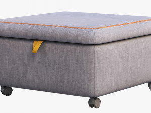 ikea slakt storage seat section 3D 模型