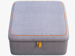 ikea slakt storage seat section 3D 模型