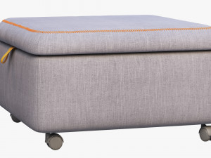 ikea slakt storage seat section 3D 模型