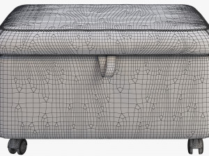ikea slakt storage seat section 3D 模型