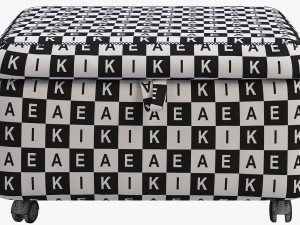 ikea slakt storage seat section 3D 模型