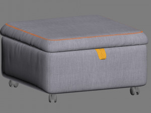 ikea slakt storage seat section 3D 模型