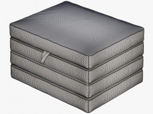 ikea slakt mattress folding 3Dモデル
