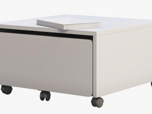 ikea slakt storage box with casters 3D Model