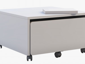 ikea slakt storage box with casters 3D Model