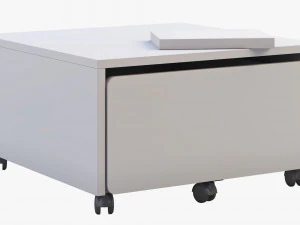 ikea slakt storage box with casters 3D Model