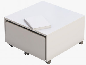 ikea slakt storage box with casters 3D Model