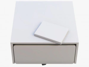 ikea slakt storage box with casters 3D Model