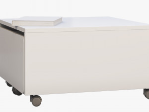 ikea slakt storage box with casters 3D Model