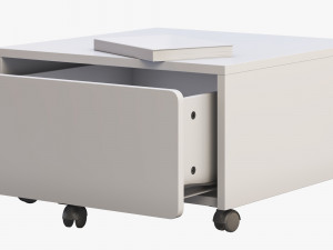 ikea slakt storage box with casters 3D Model