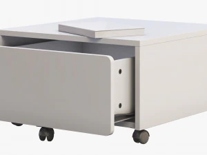 ikea slakt storage box with casters 3D Model