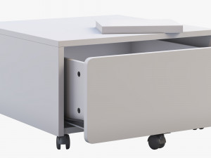 ikea slakt storage box with casters 3D Model
