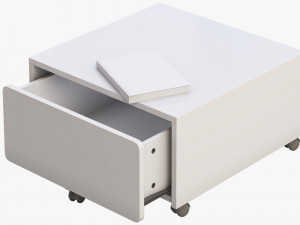 ikea slakt storage box with casters 3D Model
