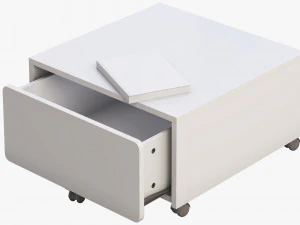 ikea slakt storage box with casters 3D Model