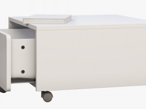ikea slakt storage box with casters 3D Model
