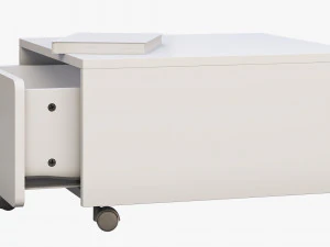 ikea slakt storage box with casters 3D Model