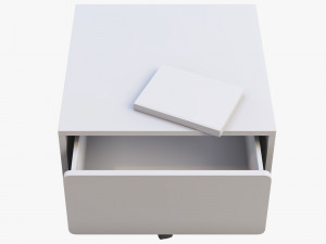 ikea slakt storage box with casters 3D Model