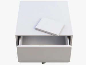 ikea slakt storage box with casters 3D Model